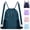 Teal, variant on Sports Drawstring Backpack with Mesh Pockets, Waterproof Gym Bag String Backpack for Men Women, Large Capacity Athletic Sackpack for Travel, Swimming, Cycling(Purple)
