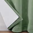 thumbnail image 6 of Martha Stewart Lucca Velvet Curtain Panel Pair, Loden Green (Set of Two), 50"W x 95"L, Back Tab, Indoor, Adult, 6 of 15