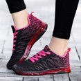 ZMHEGW Flying Woven Shoes Air Cushion Sneakers Student Net Running