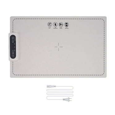 Foldable Flexible Silicone Household Table Hot Plate, 3-Speed Adjustable Temperature Food Heating Pad US Plug