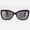 Black, variant on Sunglasses with Readers for Women - Reader Sunglasses - Butterfly Cat Eye Reading Sun Glasses with Built In Full Readers - Carpi by VITENZI in Tortoise 2.00