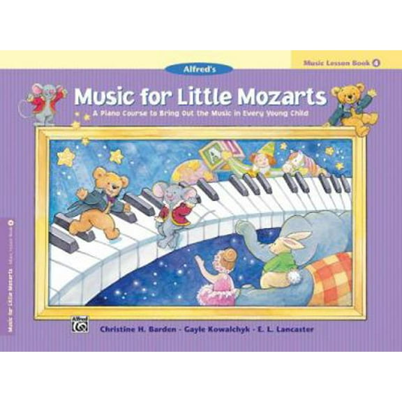 Pre-Owned Music for Little Mozarts Music Lesson Book, Bk 4: A Piano Course to Bring Out the Music in Every Young Child (Paperback) 0739006509 9780739006504