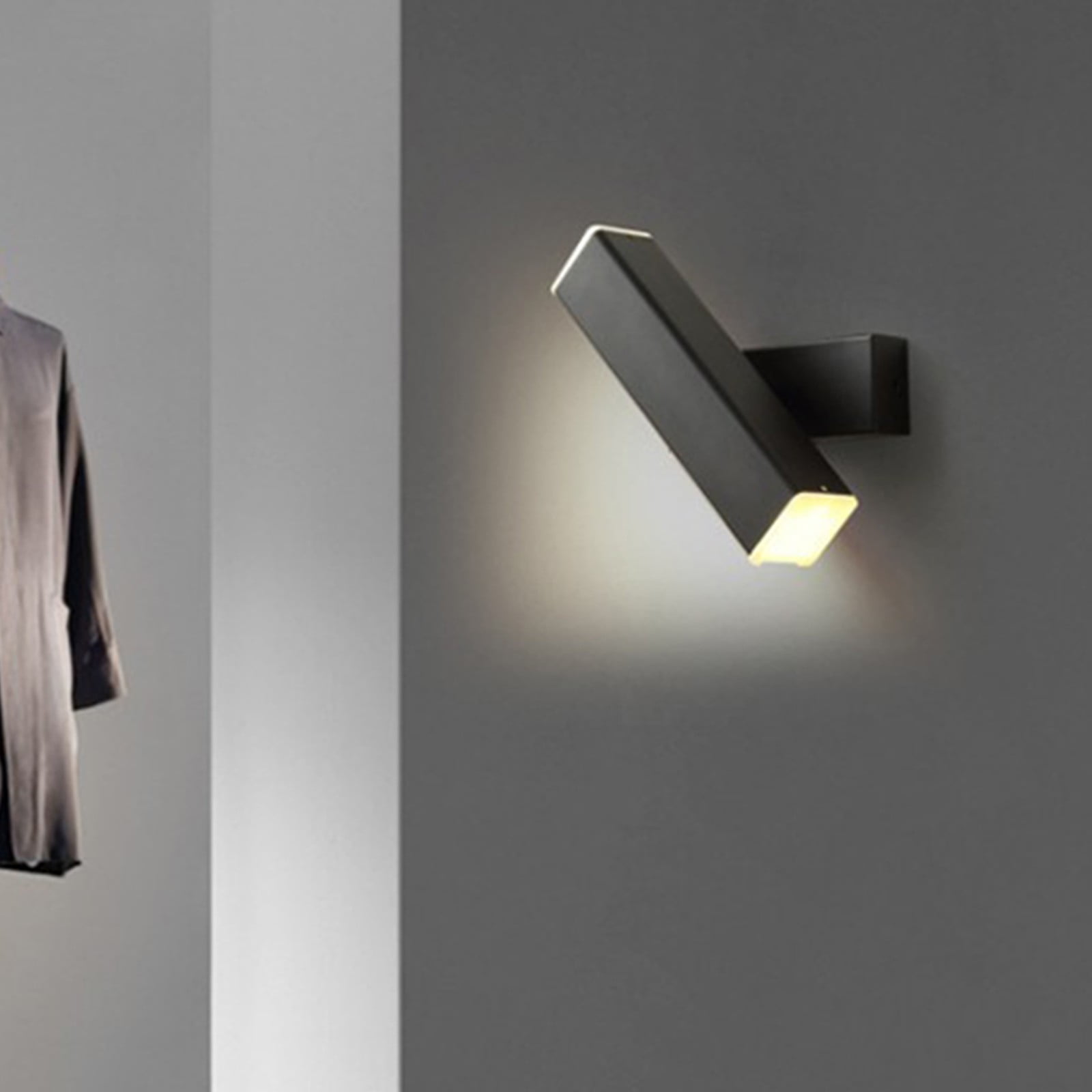 LED Wall Sconce Indoor Lighting Fixture, 360° Rotating Adjustable Wall Lamp for Bedroom Living Room Corridor Study, Energy Saving Modern Decorative Lighting for Home
