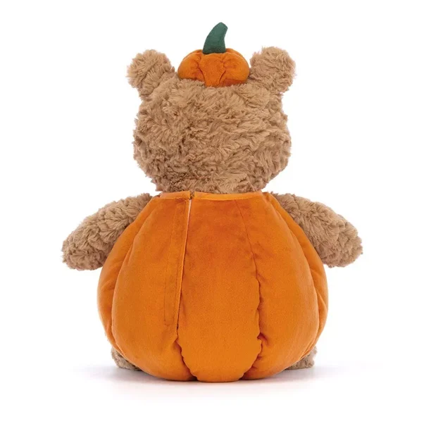 NWT Amusable Bartholomew Bear Pumpkin Stuffed Toy Jellycat
