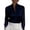 Navy, variant on Satingcolo Women's Sheer Button Up Blouse Tops Dressy Business Casual Fall Mesh Long Sleeve Button Down Work Shirt Top