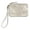 Gold, variant on Huntley Equestrian Wristlet Clutch Wallet Purse Cowhide Zip Closure & Detachable Strap- gold foil