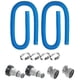 thumbnail image 2 of Kit de repuesto de manguera para bomba de piscina | Juego de 2 mangueras de filtro y abrazaderas para el mantenimiento de piscinas, 2 of 6