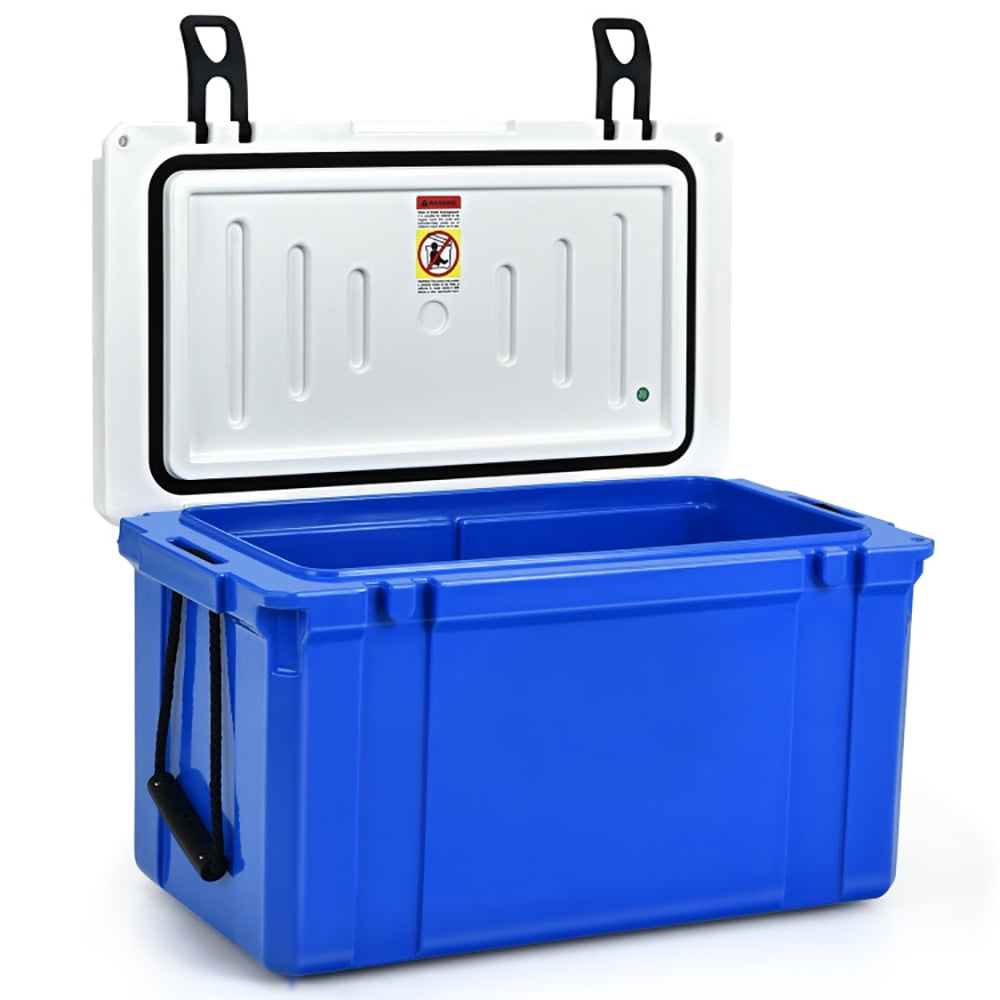 Aimee Lii 58 Quart Leak-Proof Portable Cooler Ice Box for Camping, Outdoor Picnic Camping Equipment, Blue