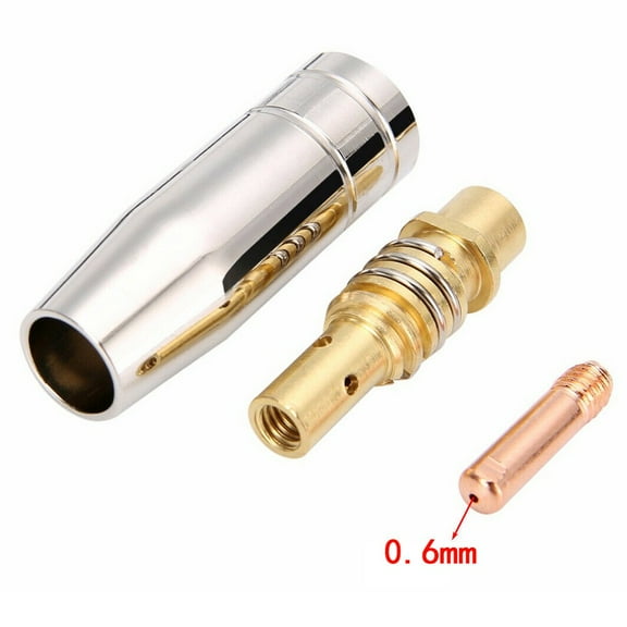 15Ak Mig Welding Contact Tip 0.6Mm 0.8Mm 0.9Mm 1.0Mm 1.2Mm Protective Nozzle Tip Holder Welder Nozzles Welding Supplies