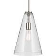thumbnail image 6 of 42199NICS-Kichler Lighting-Everly - 1 Light Pendant-15.25 Inches Tall and 10.25 Inches Wide-Brushed Nickel Finish-Clear Seeded Glass Color, 6 of 7