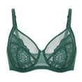 thumbnail image 3 of DELIMIRA Women's Lace Bra Plus Size Full Coverage Underwire Sexy Unlined Bras, 3 of 4