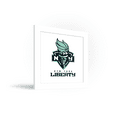 thumbnail image 5 of Gallery Pops WNBA New York Liberty - Global Logo Wall Art, White Framed Version, 12" x 12", 5 of 5