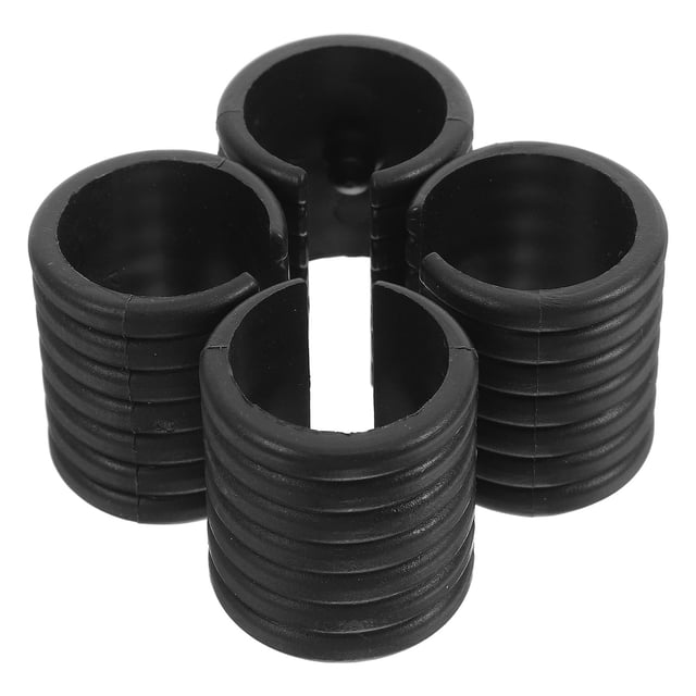 TEHAUX 4Ud Patas De Antideslizantes En Plástico Negro Para Sillas Y Mesas Plegables