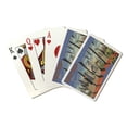 thumbnail image 1 of Greetings from St. Louis, Missouri (Blue/White Trim), Lantern Press, Premium Playing Cards, 52 Card Deck with Jokers, USA Made, 1 of 5