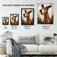 thumbnail image 4 of The Master Calls Artwork Fun Dog Painting By Tom Jones Large Wall Art Poster Print Thick Paper 18X24 Inch, 4 of 5
