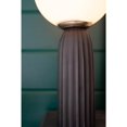 thumbnail image 3 of FROSTED GLOBE TABLE LAMP WITH BLACK BASE, 3 of 3