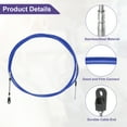 thumbnail image 3 of Unique Bargains 500cm 16FT 33C/3300 Marine Boat Throttle Shift Control Cable Blue with Fastening Head, 3 of 6