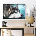 thumbnail image 3 of 5D DIY diamante pintura lobo tumbado completo taladro cuadrado manualidades Rhinestone colgantes FLhrweasw Nuevo, 3 of 9