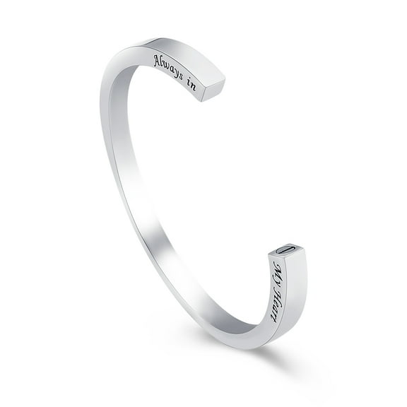 Men Women Open Cuff Cremation Jewelry for Ashes Bracelets Funeral Urns Bracelets for Cremation Ashes for Adult