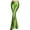 Green, variant on WEIYLL Women's Pants Shiny Metallic Flared High Waisted Stretchy Bottom Wide Leg Red Trousers size S