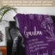 thumbnail image 3 of LHSHID Grandma Birthday Gifts Flannel Blanket Gifts for Grandma Grandma Gifts Ideas Grandma Gifts for Mothers Day Christmas Super Soft Throw Blanket for Grandma Purple 50x60in, 3 of 5