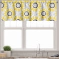 thumbnail image 3 of Ambesonne Yellow Valance & Curtain, Sun Flower Nature Art, 55"x24", Yellow Grey, 3 of 6