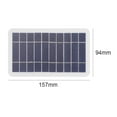 thumbnail image 4 of 5V 400mA Solar Panel Solar System for Cell Phone Battery Charger USB Output, 4 of 4