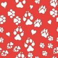 thumbnail image 2 of Grove, Beth 12x12 Gold Ornate Wood Framed with Double Matting Museum Art Print Titled - Paws of Love Pattern IIIC, 2 of 4