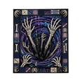 thumbnail image 2 of Halloween Skeleton Decorations Spooky Halloween Decor 36 Inch Gothic Themed Rug Creepy Print Floor Mat for Halloween Party Decor Indoor Home Bedroom Entryway, 1 Pack, 2 of 3
