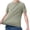 Army Green, variant on Men's Compression Shirt Mesh Short Sleeve Workout Gym Top Breathable Cool Dry Athletic Base Layer Undershirt T-Shirt for Sport Running Big and Tall Size M-3XL Khaki