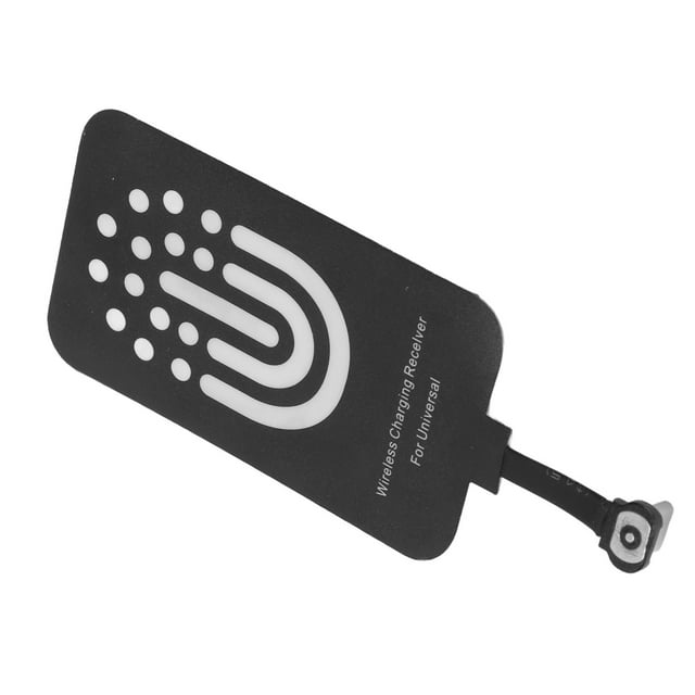 Patch Type C Wireless Charger Universal Ultra Slim Wireless Charging Receiver Patch with Magnetic Charging Line for