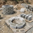thumbnail image 1 of DYNWAVECA Concrete Brick Casting Frame Casting Decor Round Concrete Block Brick Model for Outdoor Home Walkways Landscaping Park Layout 80cm, 1 of 10