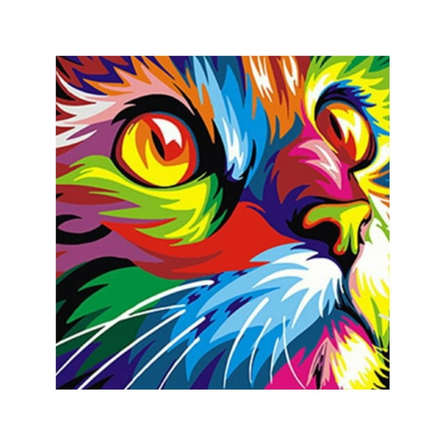 serony Digital Oil Painting Artwork Animal DIY Painting Color Abstract Picture Wall Home Decoration