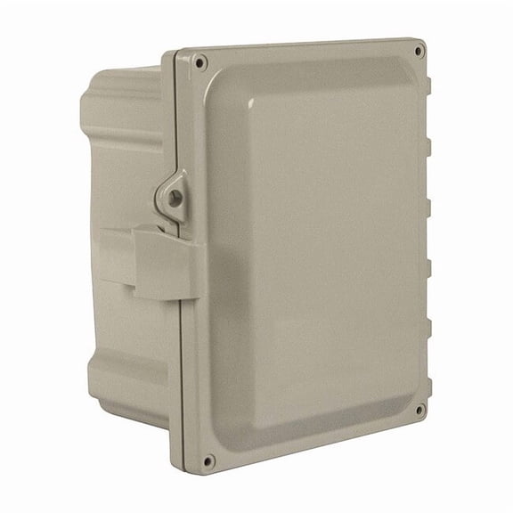 Wiegmann Enclosure,Non-Metallic,Solid Cover HW-P60604CHQR
