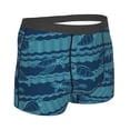 thumbnail image 3 of Bingfone Turtles and Waves Men's Underwear - Casual Stretch Boxer Briefs-XX-Large, 3 of 9