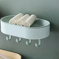 thumbnail image 1 of Caja de Jabón Montada en Pared Organizador de Baño Multis de Secar Baoblaze jabonera autodrenante, 1 of 8