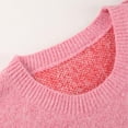 thumbnail image 6 of Women's Christmas Sweater Funny Merry Xmas Candy Cane Print Long Sleeve Knit Tops 2025 Holiday Casual Crewneck Pullover Shirts, 6 of 9