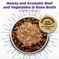 thumbnail image 3 of The Wellness Pet 101779 5.5 oz Bowl Boosters Hearty Beef & Green Beans Recipe in Savory Bone Broth Toppers Dog Food - Pack of 12, 3 of 3