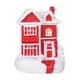 thumbnail image 1 of Mini casa de nieve navideña, decoración de resina, estatua, centro de mesa, casa de invierno 8x6x5 cm, 1 of 9