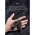 thumbnail image 4 of 1PC Emergency Keychain Ring Car Escape Tool, 2-in-1 Portable Seat Belt Cutter and Window Glass Breaker, Car Escape Tool for Land and Underwater (Black), 4 of 9