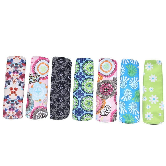 Compresas menstruales reutilizables de tela de bambú - Juego de 7, lavables y ecológicas, MType A