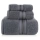 thumbnail image 1 of Juego de toallas de baño Timcorr 3 uds Algodón Blanco Rosa Gris Marrón Gris oscuro Índigo, 1 of 8