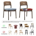 thumbnail image 4 of Gaeub Easter Eggs Square Chair Seat Covers, Stretch Fitted Printed Chair Seat Cushion Cover for Kitchen, Office - One Size, 4 of 9