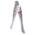thumbnail image 3 of Medias de Halloween,Medias blancas con sangre,Medias manchadas de sangre,Disfraz de Halloween,Medias zombis,Sostenga el disfraz de Halloween,Medias zombis,Calcetines de Halloween, 3 of 5