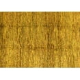 thumbnail image 1 of Ahgly Company Machine Washable Indoor Rectangle Abstract Yellow Modern Area Rugs, 8' x 12', 1 of 4
