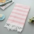 thumbnail image 2 of Clearance! SDJMa 100% Organic Cotton & Organic Dye Prewashed Diamond Weave Turkish Cotton Towel Blanket for Bath,Beach,Pool,SPA,Gym, 71x39 Inches, 2 of 3