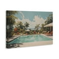 thumbnail image 4 of Stupell Industries Tropical Villa Swimming Pool Landscape & Nature Painting Wrapped Canvas Art Print Wall Art, 36 x 24, 4 of 8