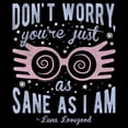thumbnail image 2 of Mens Harry Potter Luna You’re Just As Sane as I Am Tank Top, 2 of 5