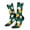 2 Black-2, variant on Tropical Fruit Crew Socks for Men & Women, Breathable Casual Athletic Ankle Socks