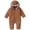 Brown, variant on YDFCWXW Winter Snowsuit Baby Fleece Warm Jumpsuit Outwear Romper Clothes Girls Boys (White, 3-6 Months)